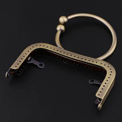 1 Pièce Cadre de Portefeuille en Métal Design Rond Poignée de Sac à Main Pour Accessoires de Fabrication de Sacs DIY