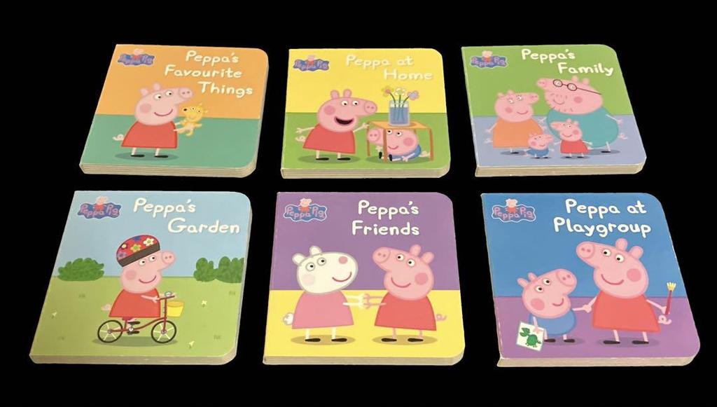 [USED] Peppa Pig board book set of 6