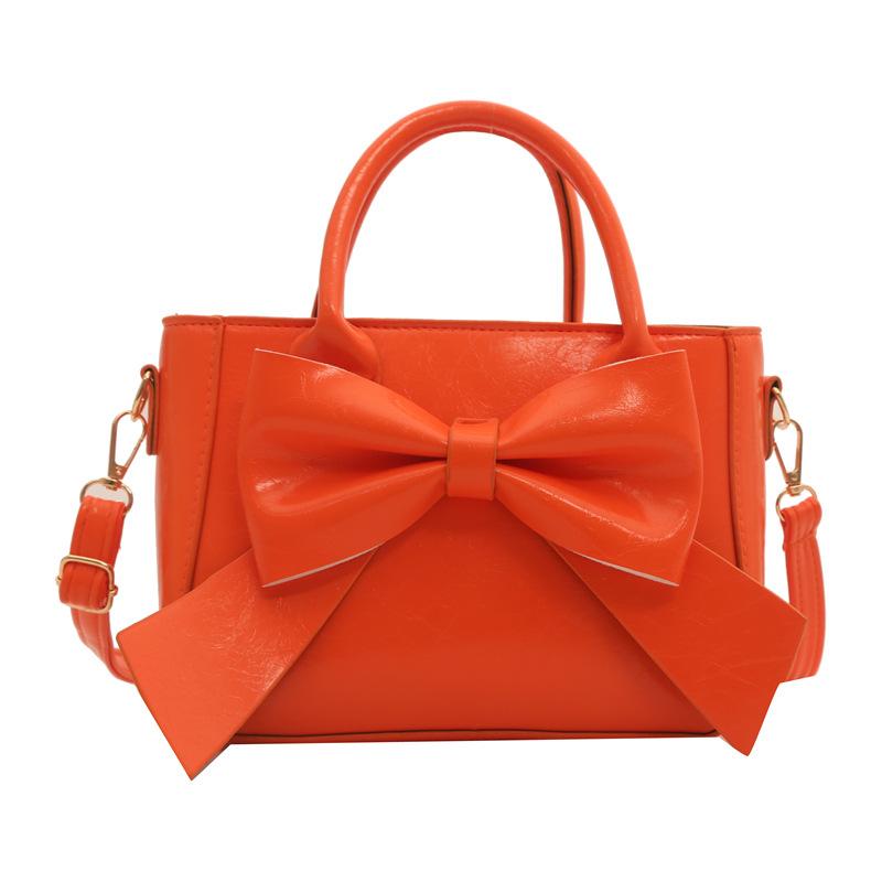 

Модна повсякденна сумка в іноземному стилі з бантом, сумочка, нова весняна мода 2024 року, сумка на плече помаранчевий