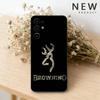 B-browning  phone Case For Samsung S26,25,24,21,22,23,30,20,Ultra,Plus,Fe,Lite Black Soft Cover