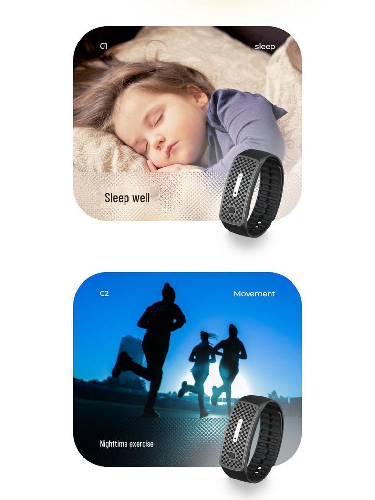 Ultrasonisk myggmiddel armbåndsur for barn og voksne utendørs