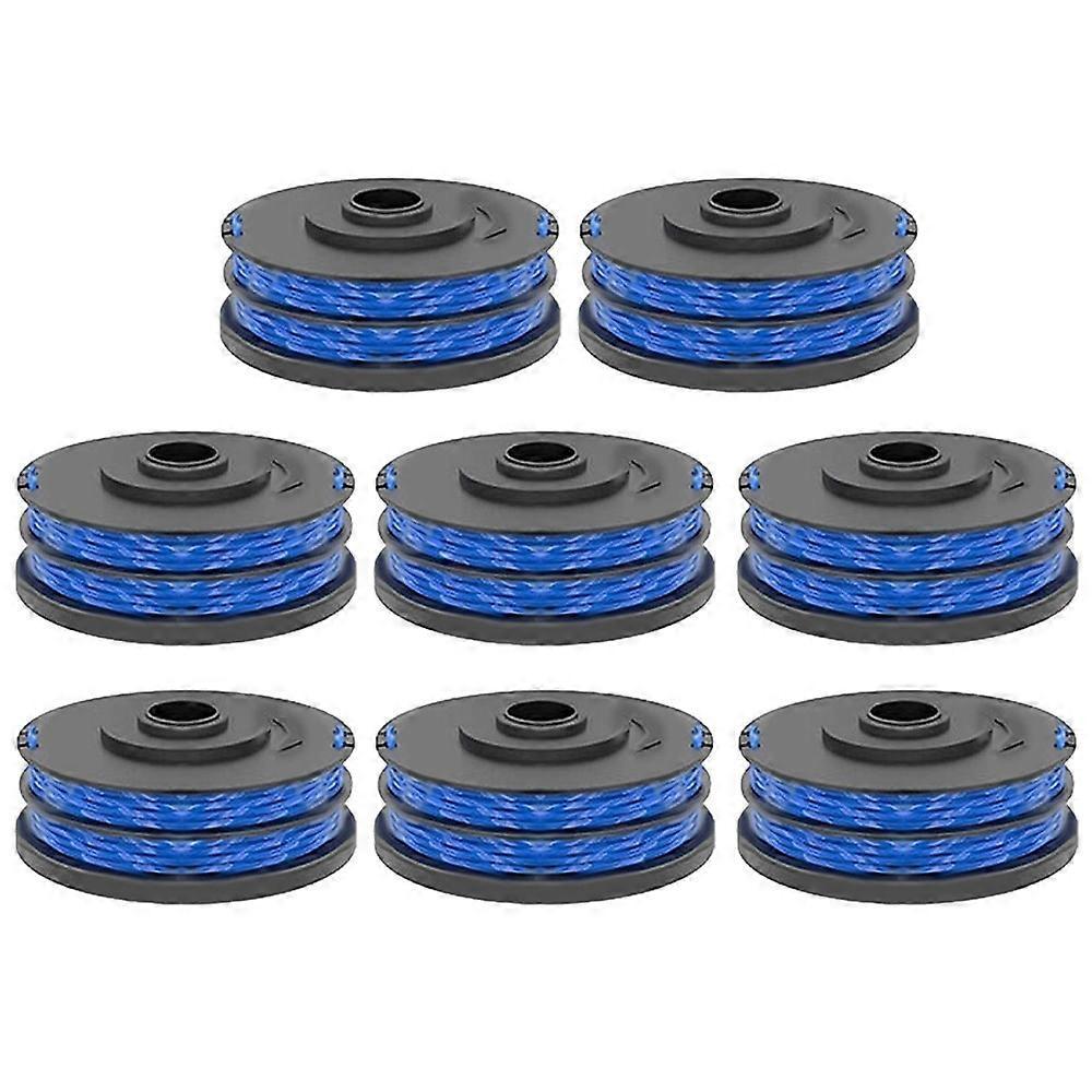 8Pcs RAC123 Lawn Mower Line Spool for Ryobi RLT6030 RLT5127 RLT5027 RLT4125 RLT4027 Grass Trimmer Re