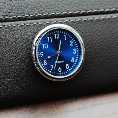 Car Clock Luminous Auto Ornament Mini Automobiles Internal Stick-On Digital Watch Mechanics Quartz Clocks