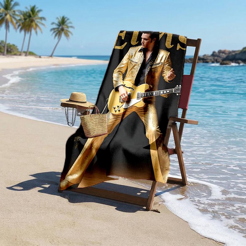 Elvis Fashion Beach Towel: Ideal for Summer Adventures Soft, absorbent and quick drying suitable for swimming and bathing