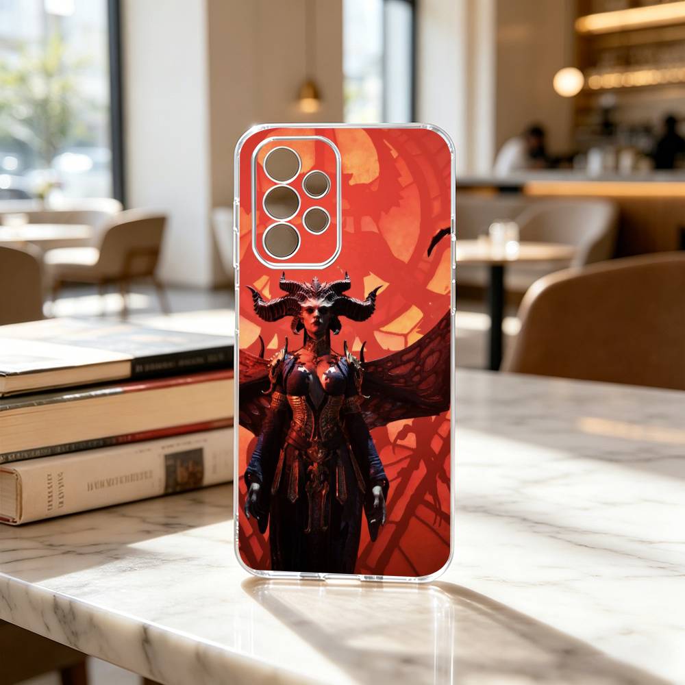 D-Diablo IV Game Phone Case Transparent Silicone Soft For Samsung S25,S24,S21,S22,S23,S30,Ultra,S20,Plus,Fe Samsung S21plus
