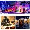 Led Lights Meteor Shower Rain Tree Outdoor String Light Garden Party