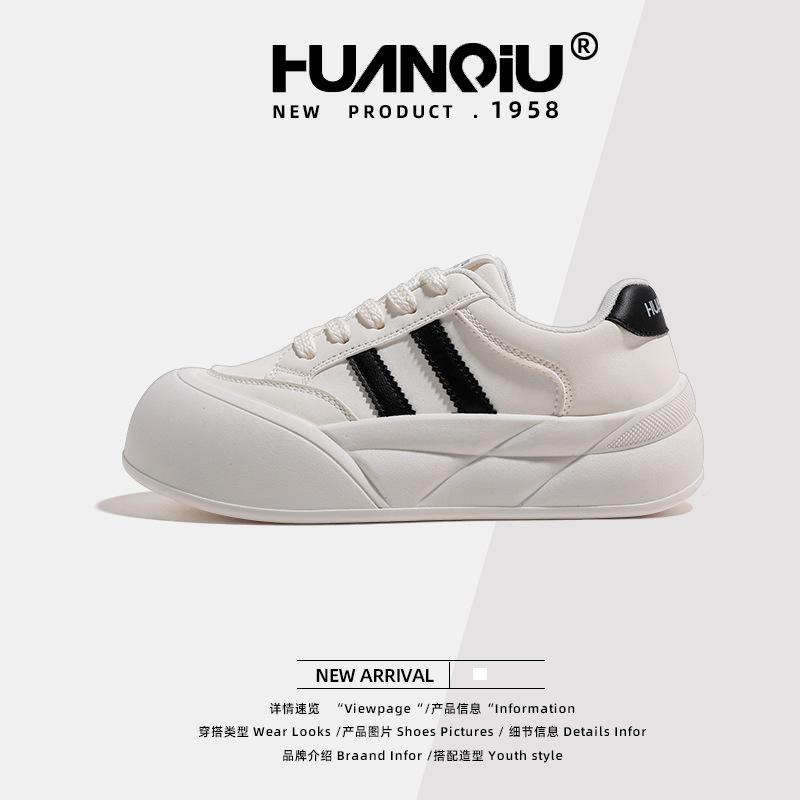 Global versatile board shoes women's 2025 new spring breathable shoes niche platform casual moral training shoes XHQ-G150-1