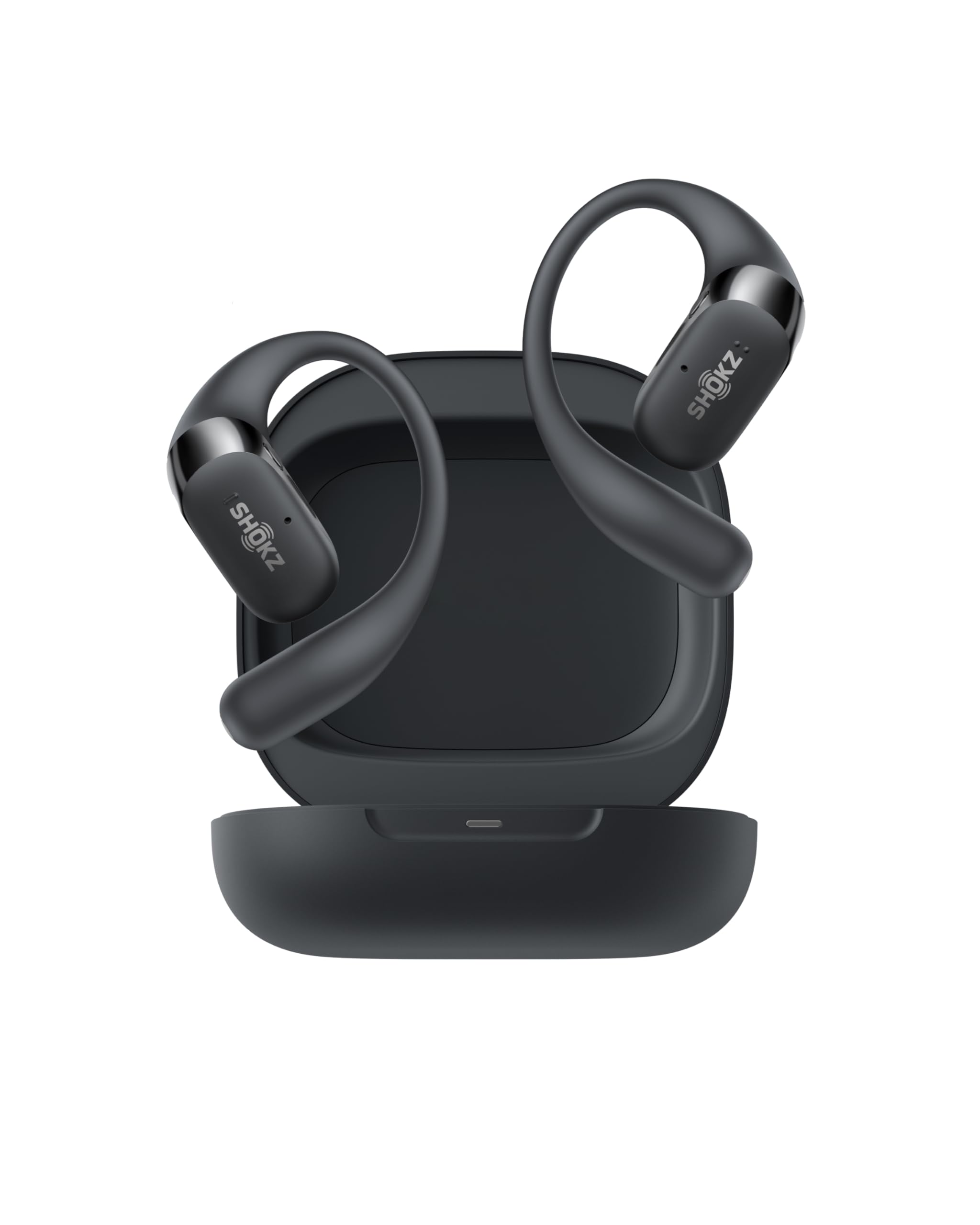

Shokz OpenFit 2 Open-Ear Headphones, True Wireless Earbuds, Bluetooth 5.4, No-Block Air Conduction, Automatic Pairing, with Microphone, Charging
