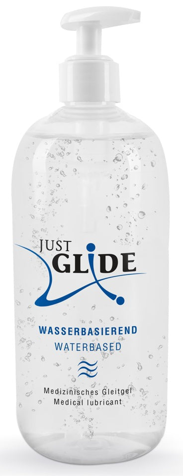 Just Glide Water Based Lubricant 500ml - Just Glide - Water Based Lubricants