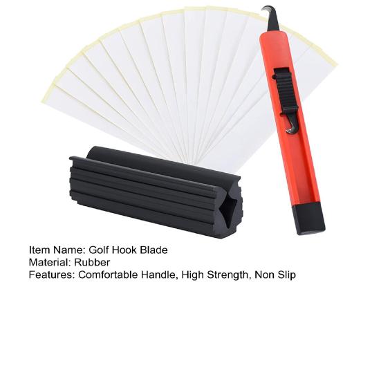 1 Set Grip Remover Blade Portable Comfortable Handle Wear-resistant Retractable High Strength Golf Grip Disassembly Economical Golf Regripping Kit