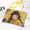 Cartoon Print PVC Coin & Card Holder - Multiple Patterns, Student Small Item Storage Bag