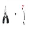 Stainless Steel Multi-function Fishing Pliers: Scissors, Hook Removal, PE Line Cutting, Hook Tying, Fish Control.