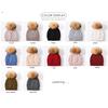 Jxwatcher Women Winter Hat Real Fur Pompom Angora Knitted Wool Beanie Fashion Casual Outdoor Thick Ladies Warm Fur Ball Hats New