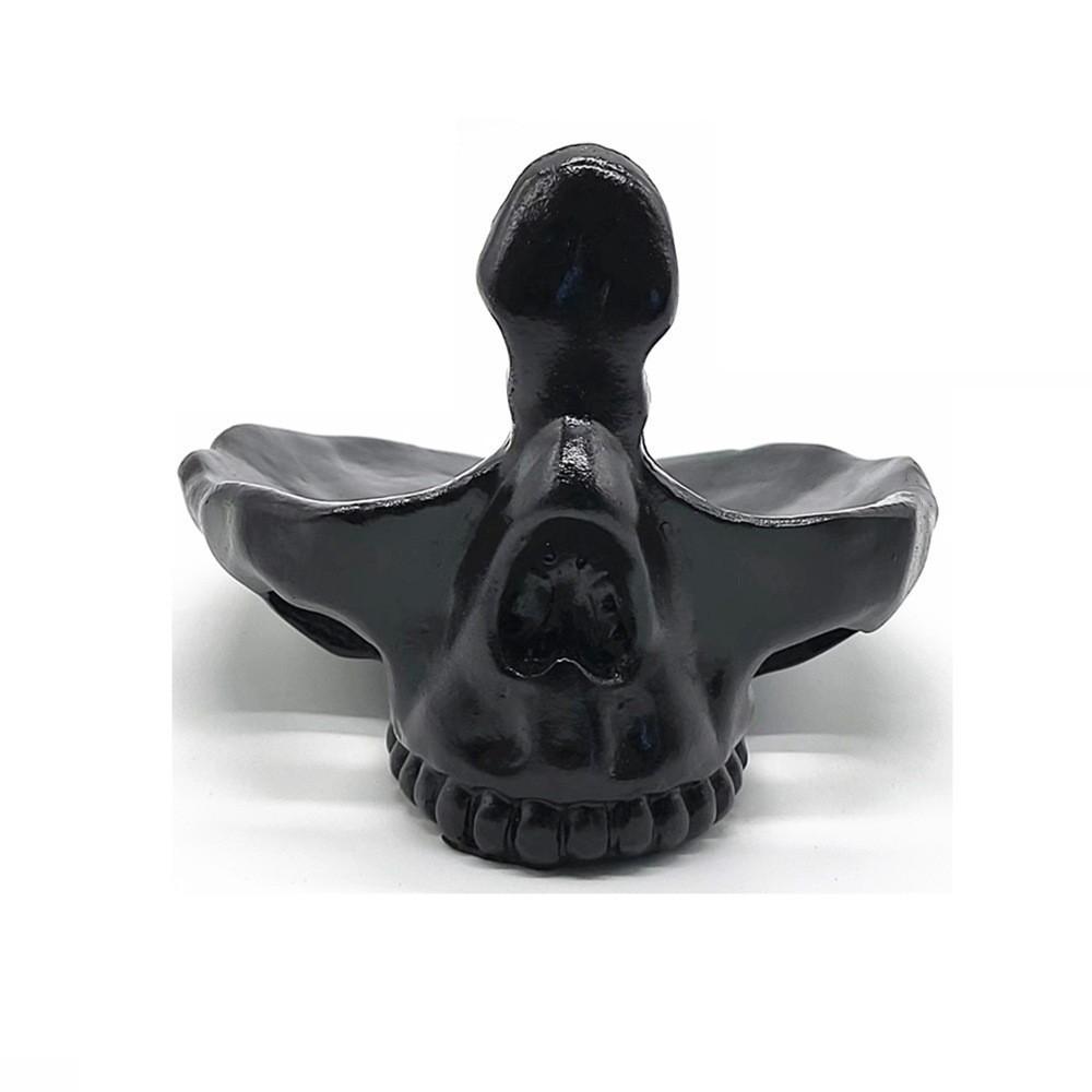 

Creative Design Skull Glasses Stand Craft Desktop Ornament Key Holder Sculptures DIY Glasses Display Stand Home Decoration чёрный