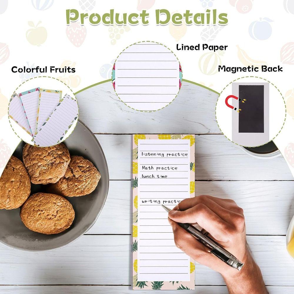 Planner Note Pad Magnetic Shopping List Pad for Fridge To Do Appointment Reminders  Home Office