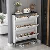 Home Slim Tipping Shoe Cabinet Entrance Ultra-thin Large-capacity Bench Storage Shelf Minimalist Shoe Rack Organizer Furniture