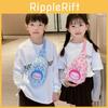 Cartoon Kids Waist Pack Crossbody Bag Lightweight Nylon For Preschool Boys Girls Everyday Use Kindergarten Essentials