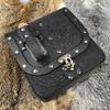 Mittelalterliche Ledergürteltaschen mit Phiolen, Zauberer-Hüfttaschen, Seitenpack, Mittelalterliches Kostümzubehör für Cosplay