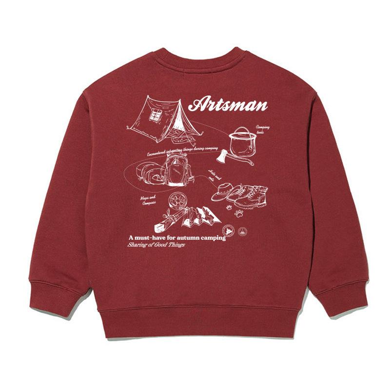 

Мужской свитер с принтом, осенний новый, японский, для мальчиков, с круглым вырезом 5XL