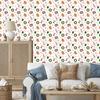 Christmas wallpaper white, light gray, cream and beige 50x1000