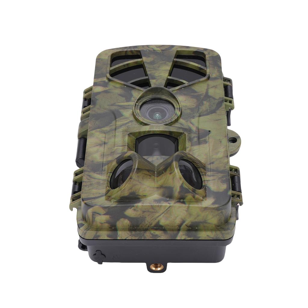 8K 60MP Trail Camera with No Glow Night Vision 130° Wide-Angle Motion Activated IP66 Camera