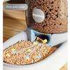 3.8L Plastic Automatic Water Fountain Food Dispenser Dog Bowl Pet Feeder +Cat Water Combination Food Bucket With Double Bowls