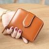 Frauen Brieftasche Frau Kurze Karte Halter Leder Weibliche Geldbörse Vintage Frauen Luxus Kleine Brieftasche