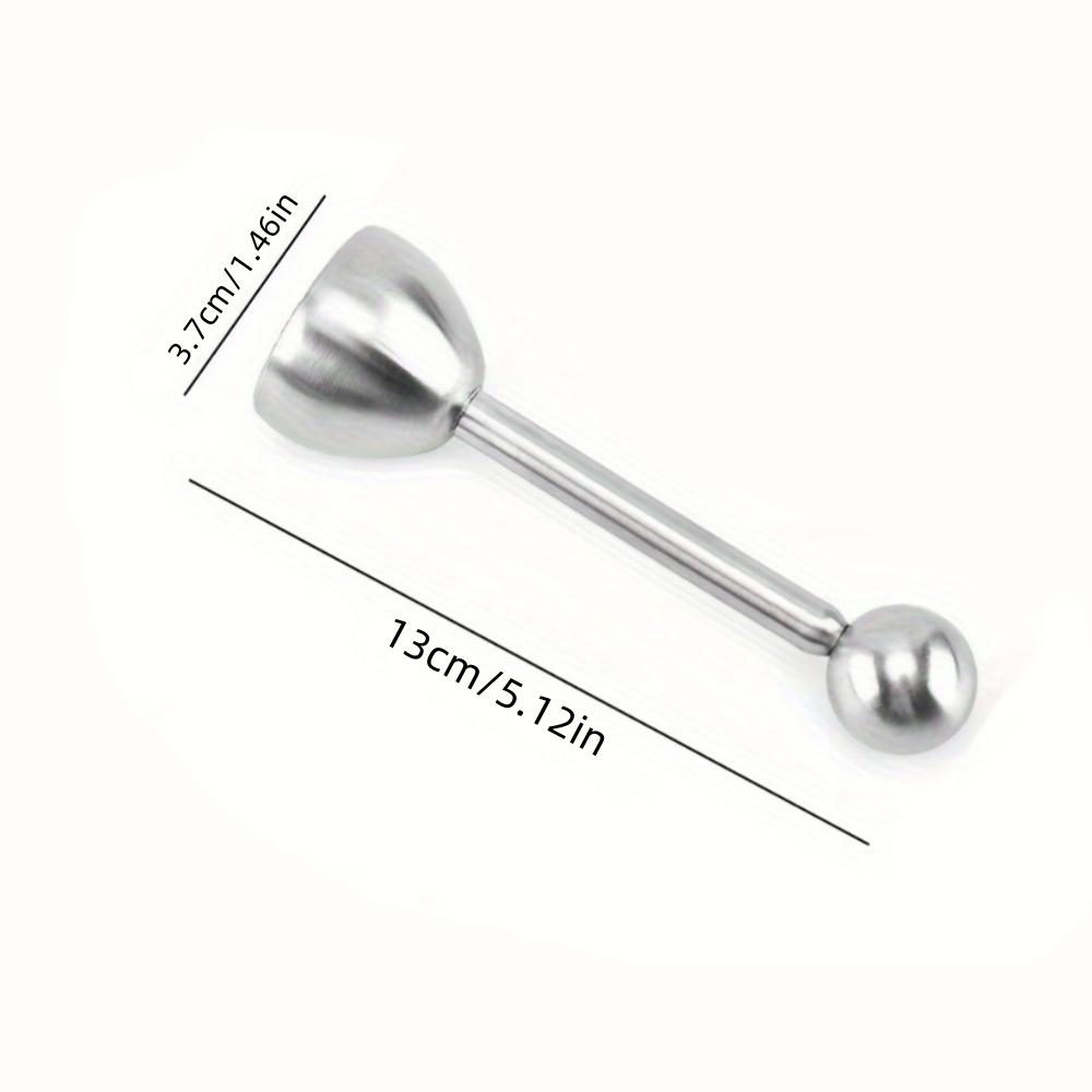 Edelstahl Eierköpfer Schalenoberteil Küchenwerkzeug Schneider Klopfer Öffner Eierzubehör Eierschere Küchenhelfer Fleck