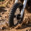 Rubber Tire Set Black Dirt Bike Tire Inner Tube Set for MX350 / MX400 Mini Dirt Bike Trail Travel