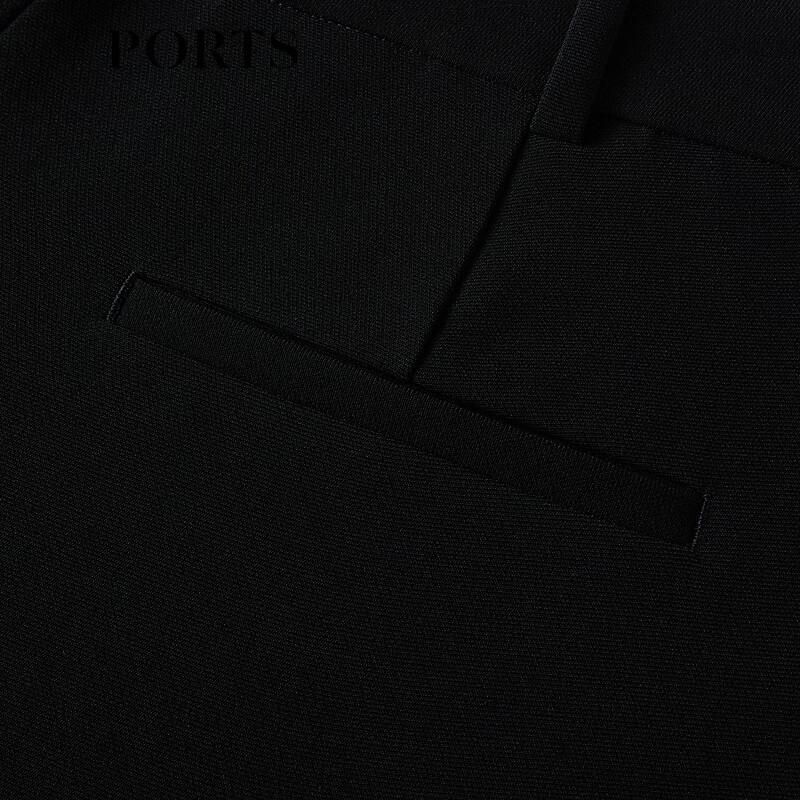 PORTS Women's Solid Straight-Leg Casual Pants