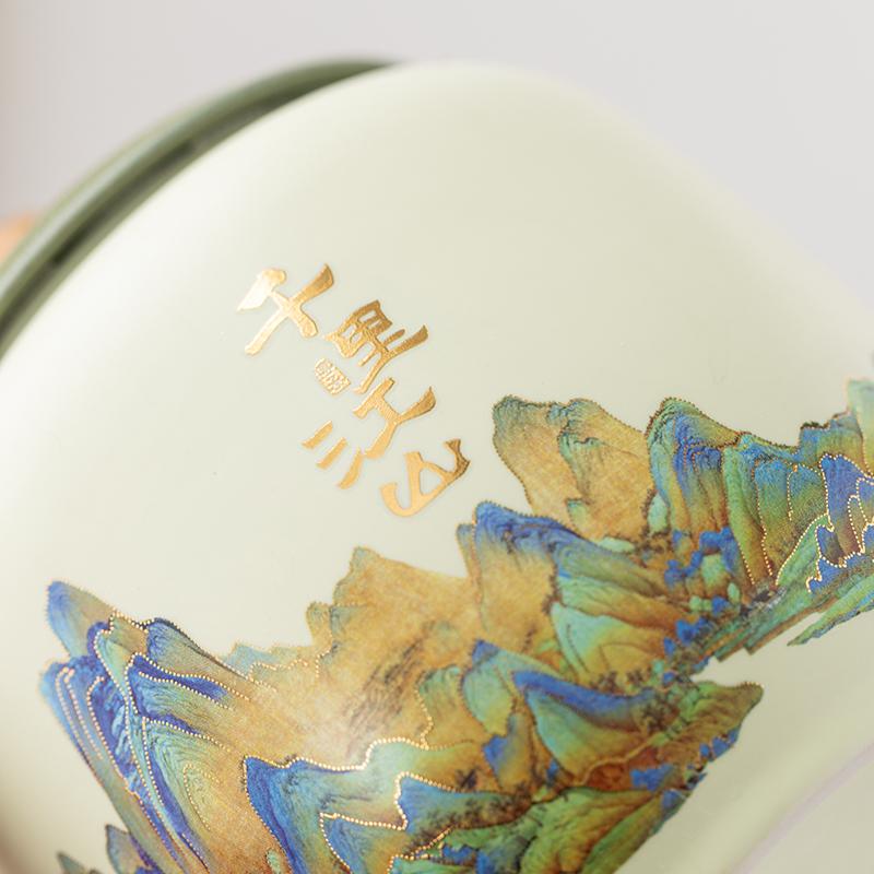 Ceramic Tea Jar Coffee Candy Food Storage Universal Jar Loose Tea Sealed Jartea Storage Jars Home Decor Glazed Ceramic Vase