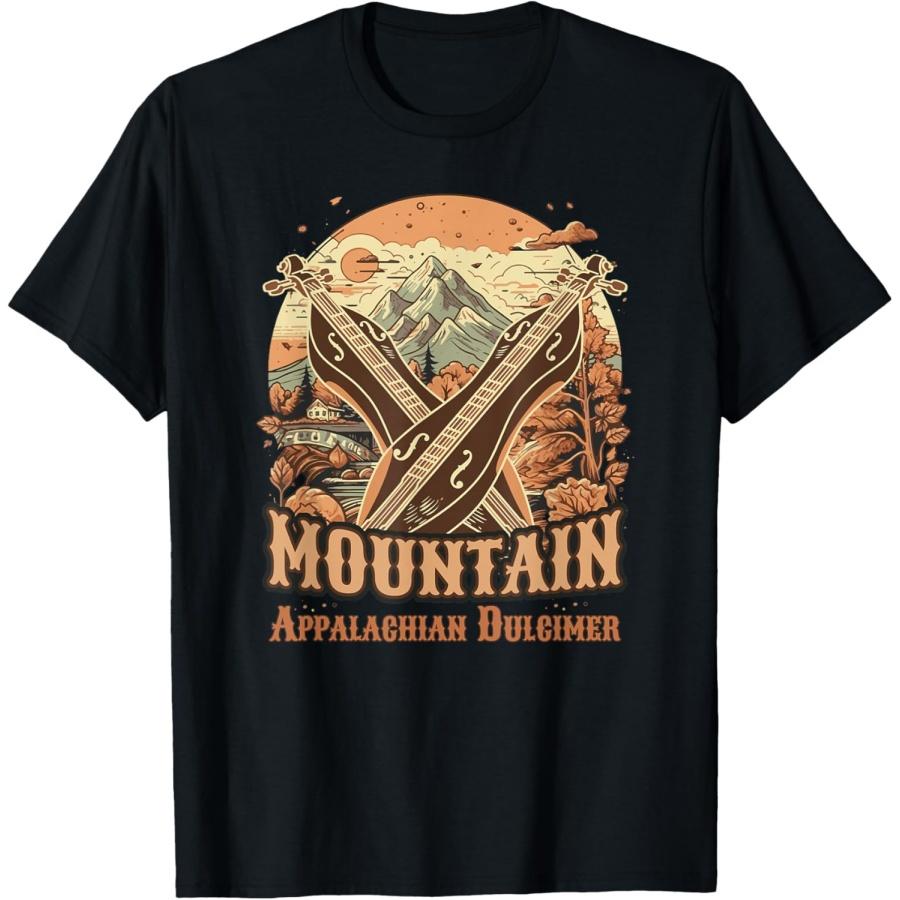 

Dulcimerist Dulcimer-Player Mountain-Appalachian Dulcimer T-Shirt(1) XXXXXL чёрный