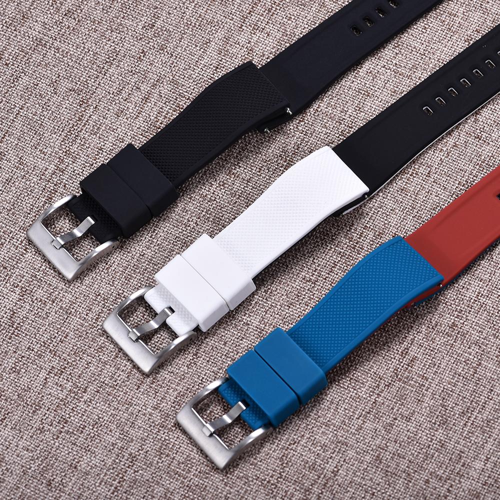 STAPELP Premium Silicone Watch Band Quick Release Rubber 20mm Watch Strap Silicone Watch Strap Watch Replacement Watchband