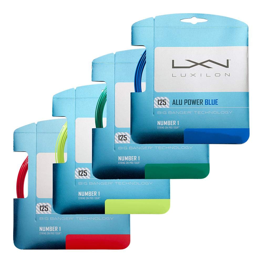 Luxilon ALU POWER 125 LIMEGREEN Tennis String, Single String, Lime Green, WRZ990240