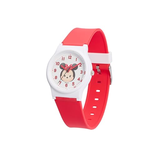 Citizen Q&Q Watch, Disney TSUMTSUM Analog, 10 ATM Water Resistant, Urethane Strap, V06A-504VK, Girls' Red