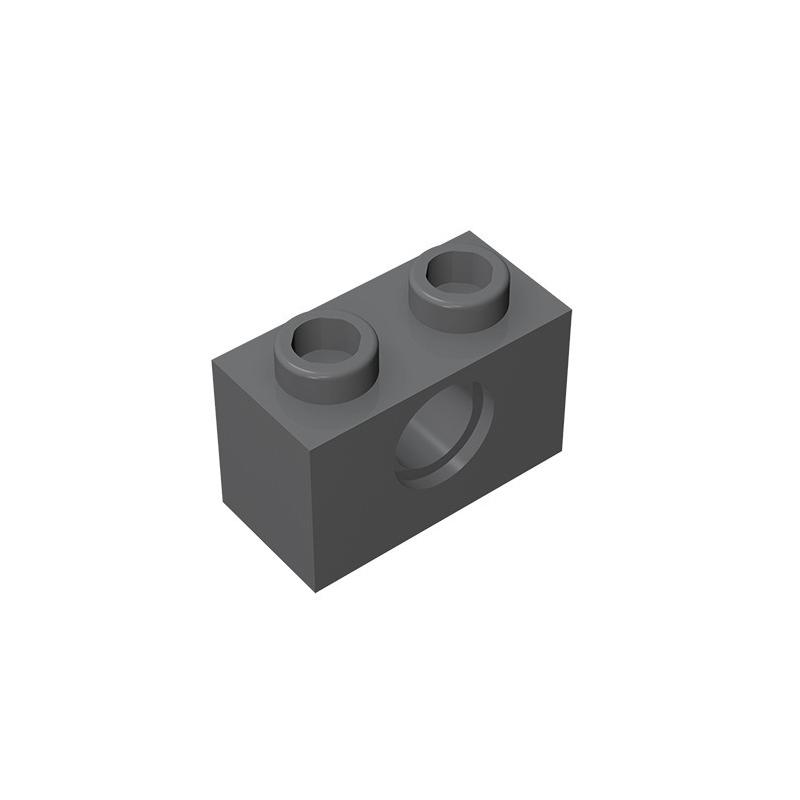 30PCS MOC Building Block Parts Bricks Compatible with 3700 1x2 Perforated DIY Educational Creative Children's Toys