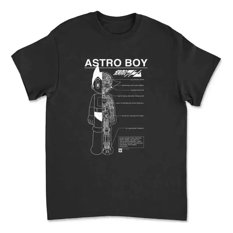 Camiseta Astro Boy Mighty Atom Para Hombre Y Mujer 100% A S