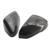 1 Pair Left & Right ABS Carbon Fiber Look Car Side Rearview Mirror Cover Cap For Volvo S60 2011-2017 S80 2012-206 V60