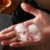 1pc 3D Skull Silicone Mold Ice Cube Tray Bar Creative Mold 4 Even Skull Ice Cube Ice Home DIY Tools Ice Tray Ice Cream Mold