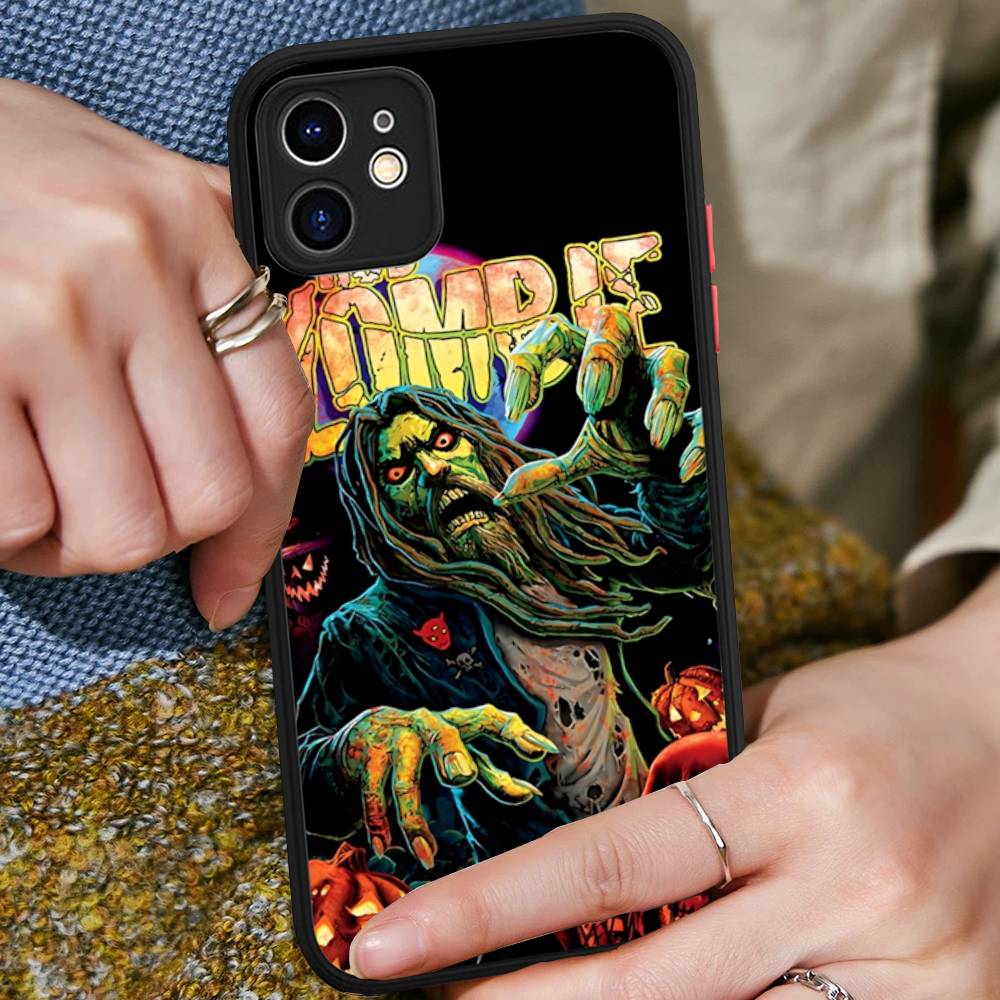

R-Rob Singer Z-Zombie Heavy Metal Band Phone Case For IPhone 16 15 14 13 12 11 Pro Max 7 8 6 6s Plus Matte Cover iphone 14 plus