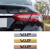 Car VIP Metal Car Sticker New Teana Duke VIP Word Logo Car Logo Tail Logo Side Label Fender Body Scratch Sticker