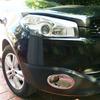 For nissan qashqai / +2 / dualis j10 2010-2013 chrome front fog light cover trim