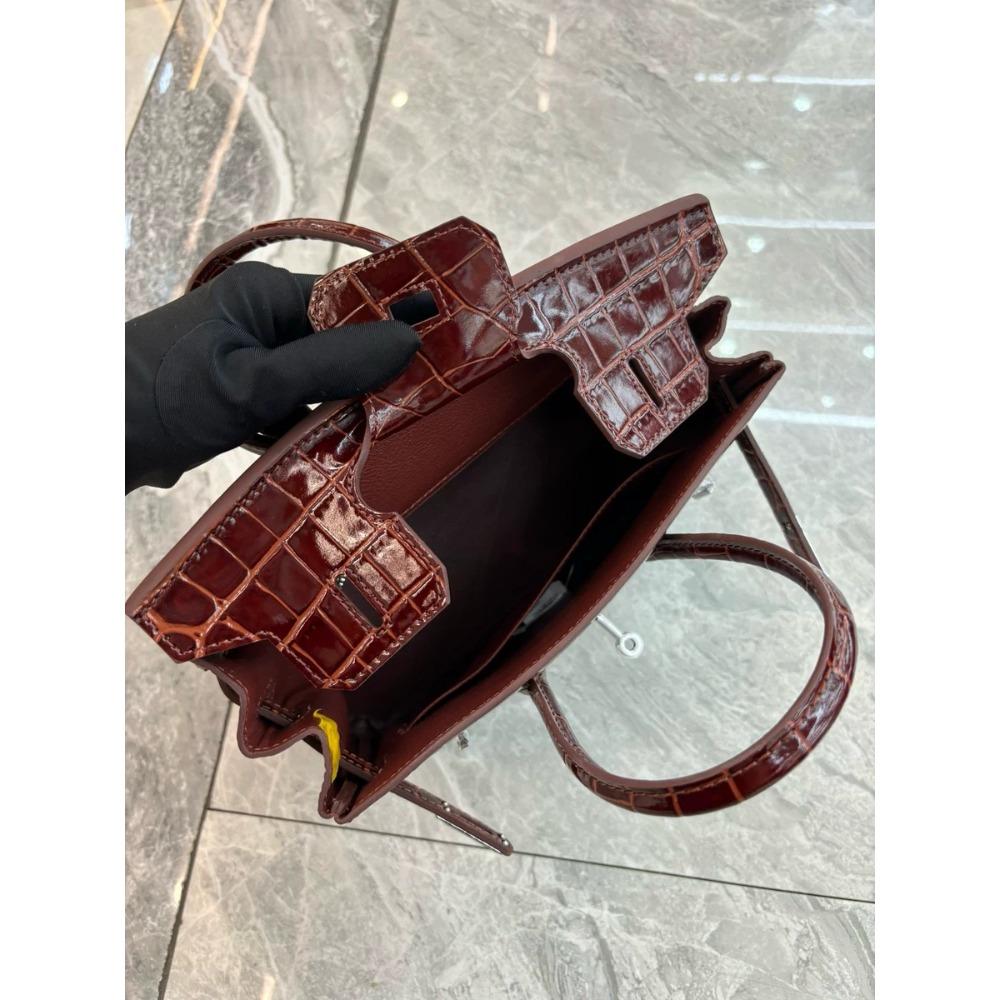 Bolsa com padrão de crocodilo nova moda e versátil bolsa de mão e transversal bolsa feminina de couro