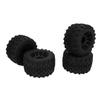 4pcs RC Monster Truck Tires Black Rubber Plastic 12mm Hex RC Accessories for Redcat for HPI for HSP for 1 10