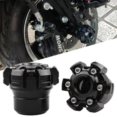 Universal Fit Motorcycle Axle Cap Motorcycle Anti-fall Block  Modification Accessory
