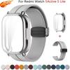 Silicone Strap +Case For Xiaomi Redmi Watch 5 Lite Magnetic Smart Watch Wrist Men Band And Case For Redmi Watch 5 Active