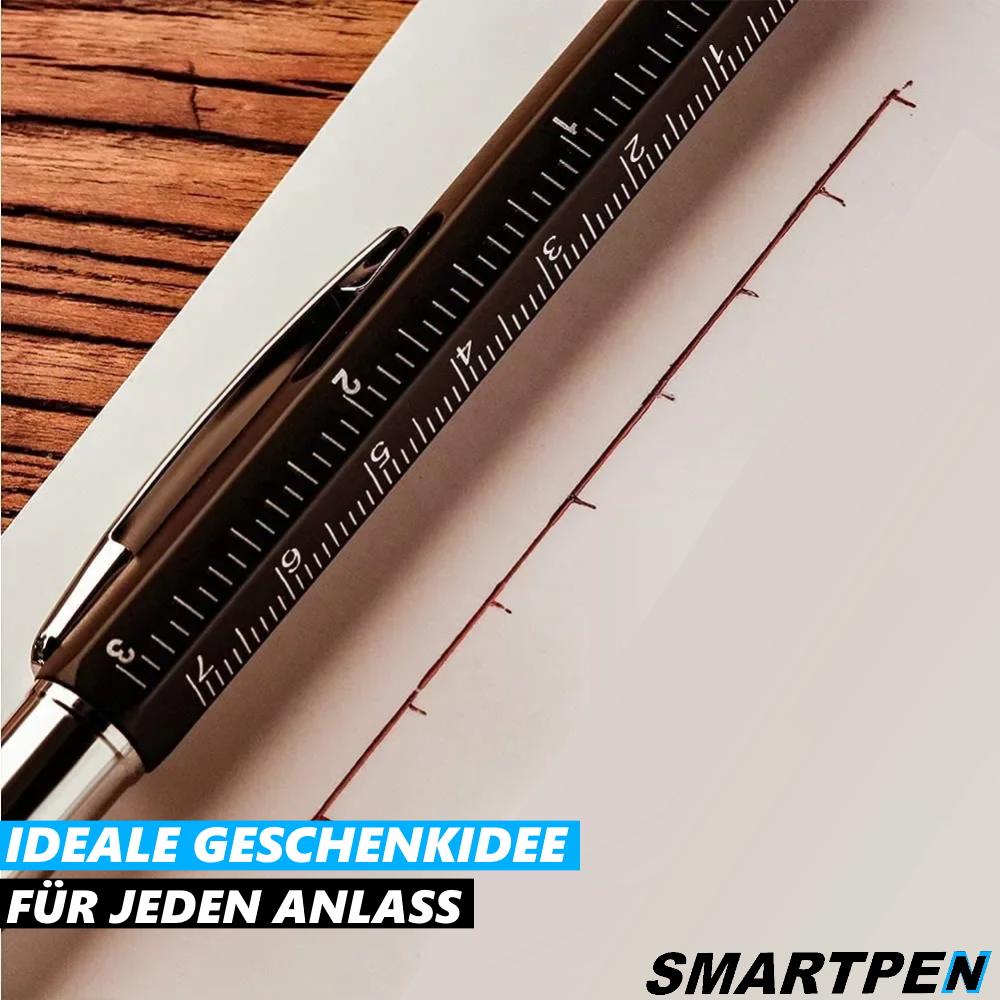SMARTPEN Multifunkční kuličkové pero Vodováha Dotykové pero Šroubovák 6v1
