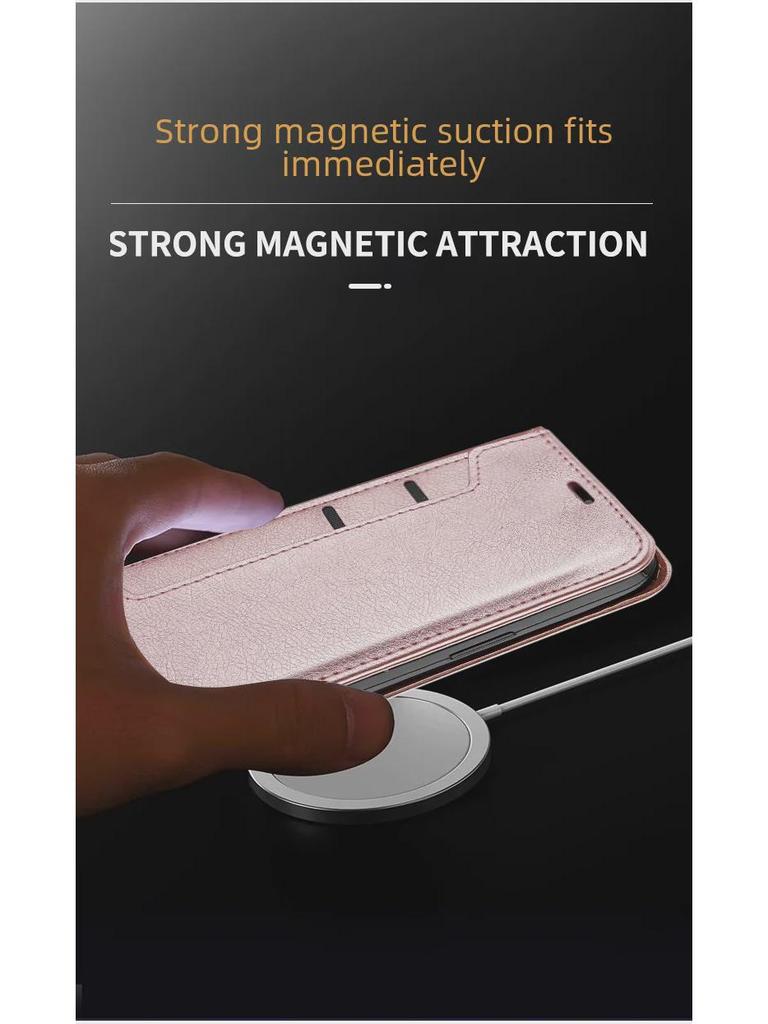 S25/S24 Samsung Multi-Function Wallet Case: Leather, Card Slots & A16 Flip Feature