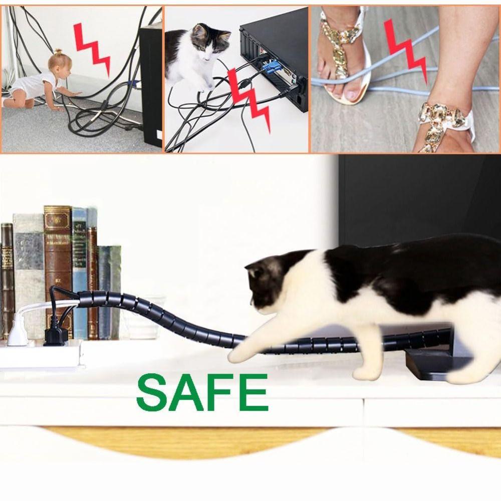 Flexible Wire Protector 8/10/16/22mm Wire Organizer New Cable Sleeves