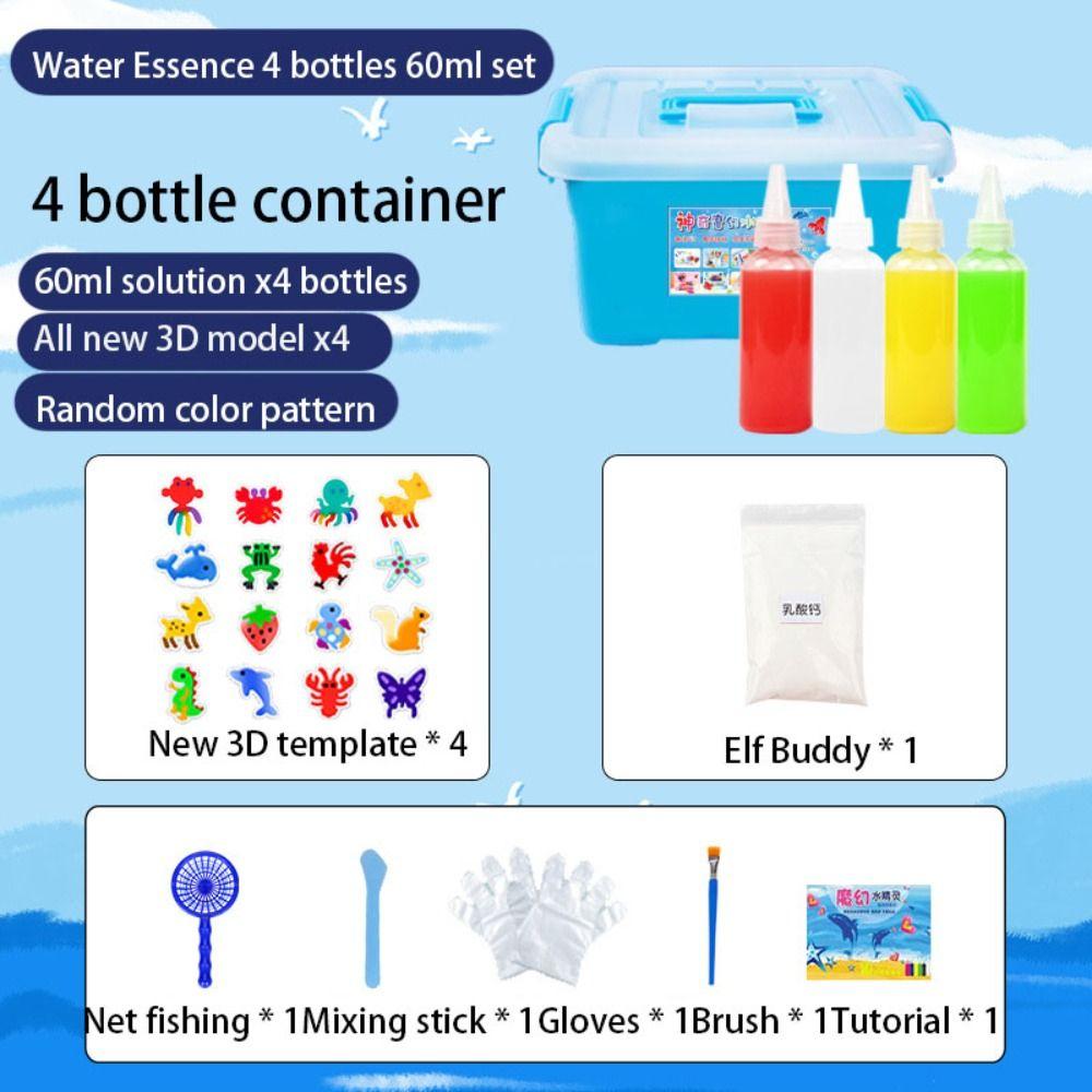 DIY Material Set Magic Water DIY Set Magic Water Elf Ocean Mold Kit  Montessori Education Toy
